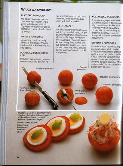 Książka dekorowanie potraw - ozdabianie dekorowanie potraw garnierowanie food dekoration deco str 1 66.JPG